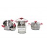 Pack Cocotte 7pcs My DIAMOND inox 18/10