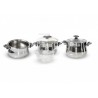 Pack Cocotte 7pcs My DIAMOND inox 18/10