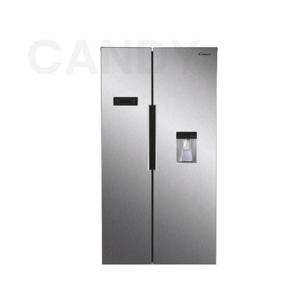 Réfrigérateur Side By Side Candy 529 Litres Nofrost Inox