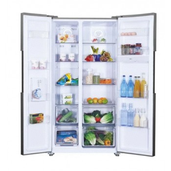 Réfrigérateur Side By Side Candy 529 Litres Nofrost Inox