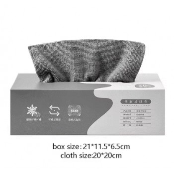 Serviette en micro carence 20 pièces par boîte