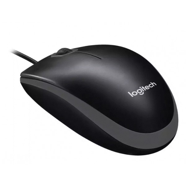 SOURIS LOGITECH B100 Optique fil (OEM) USB * NOIRE – LA BOUTIK de la