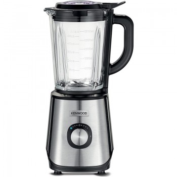 Blender Kenwood 1000W Avec 3 Moulins Plastique - Noir & Inox