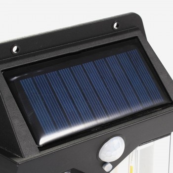 Lampe Solaire au tungstène Applique Murale Solaire décorative étanche avec 3 Modes