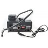 All Ride Mini compresseur d’air pour canots de sauvetage gonflables avec manomètre et adaptateur de voiture 220 V et 12 V
