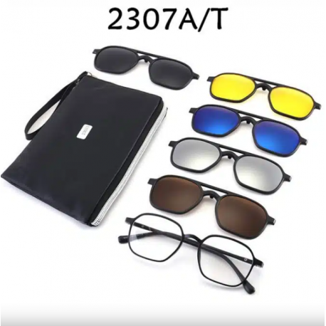Monture de lunettes de soleil 6 en 1 pour hommes
