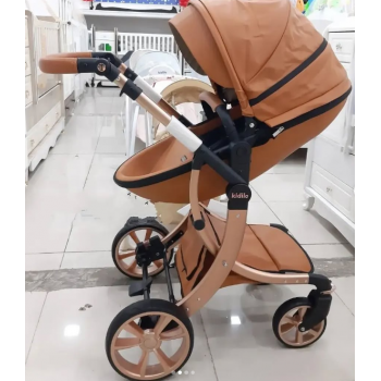 Poussette Landau KIDILO 609 Avec Sac Maman Coffee