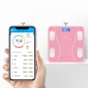 Balance Numérique Intelligente de Graisse Corporelle, Analyseur de Composition Corporelle, LED, Bluetooth, pour la Maison