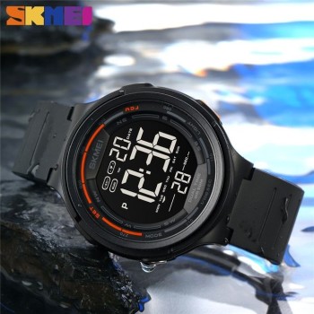 Montre Homme REF 1841 – Numérique – Étanche 5Atm -Multifonction – Noir