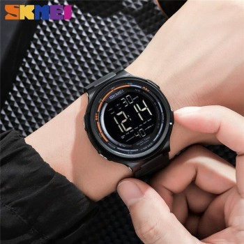 Montre Homme REF 1841 – Numérique – Étanche 5Atm -Multifonction – Noir
