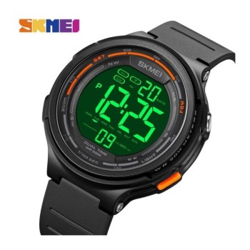 Montre Homme REF 1841 – Numérique – Étanche 5Atm -Multifonction – Noir
