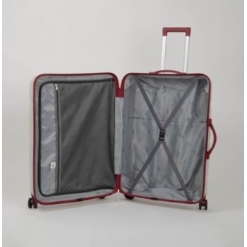 Set de trois valises avec roues démontables - Titou - Crème rouge bordeaux