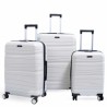 Set De Trois Valises Titou Avec Afficheur Pèse Bagage Gris