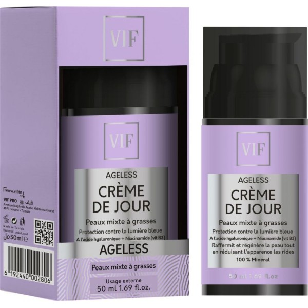 Ageless creme de jour peaux mixte à grasses 50ml