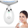 Appareil Anti Rides Visage, 7 Couleurs de Massage Visage,3 Modes cou Raffermissement du Visage