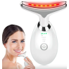 Appareil Anti Rides Visage, 7 Couleurs de Massage Visage,3 Modes cou Raffermissement du Visage