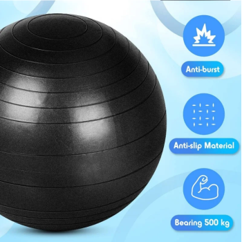 Balle de Yoga 65cm, balle d’équilibre, de Fitness