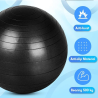 Balle de Yoga 65cm, balle d’équilibre, de Fitness