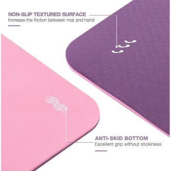 Tapis de Yoga Confortable et Antidérapant