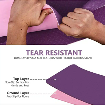 Tapis de Yoga Confortable et Antidérapant