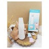 Pelle en cuir hydratante et nettoyante avec massage par vibrations