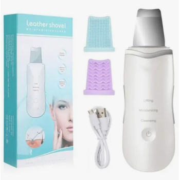 Pelle en cuir hydratante et nettoyante avec massage par vibrations