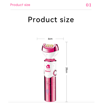 Kemei-Épilateur électrique multifonction pour femme, 6 en 1