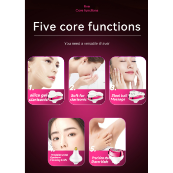 Kemei-Épilateur électrique multifonction pour femme, 6 en 1