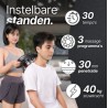Pistolet de massage Professionnel sans fil à 8 têtes, tissu profond, relaxation musculaire