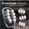 Pistolet de massage Professionnel sans fil à 8 têtes, tissu profond, relaxation musculaire