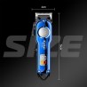 Tondeuse à cheveux sans fil rechargeable à affichage LED KM-234 bleu