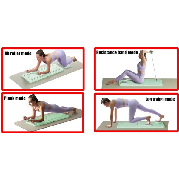 Planche D'exercice Pilates Reformer En Bois – Plaque D'avion Pour Correction Posturale 48x12x6 Cm, Neuve