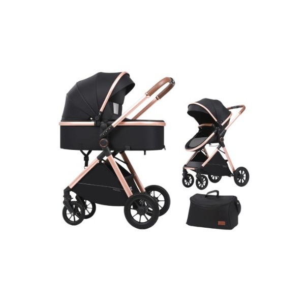 Poussette Landau KIDILO V8G Avec Sac Maman