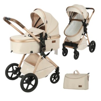 Poussette Landau KIDILO V8G Avec Sac Maman