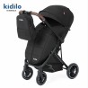 POUSSETTE VALISE KIDILO 6530B Avec cache pied - NOIR