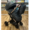 POUSSETTE VALISE KIDILO 6530PRO Avec cache pied - NOIR