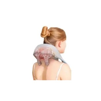 Masseur de cou chauffant, sans fil, pour le cou et les épaules