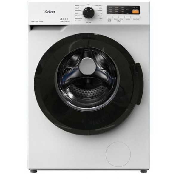 Lave Linge Frontal ORIENT OW-F7V01B 7Kg - Blanc