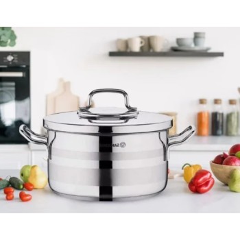Batterie de cuisine en acier inoxydable 14 pièces Korkmaz Astron