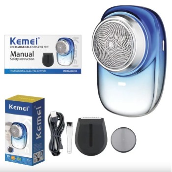 Rasoir électrique rechargeable USB 2 en 1 Kemei KM-C59
