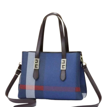 Sac a main - Simili cuir - Noir Beige - Jacaranda Tunisie