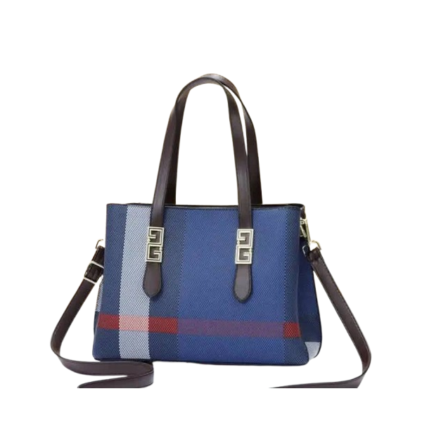 Sac a main - Simili cuir - Noir Beige - Jacaranda Tunisie