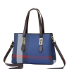 Sac a main - Simili cuir - Noir Beige - Jacaranda Tunisie