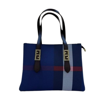 Sac a main - Simili cuir - Noir Beige - Jacaranda Tunisie