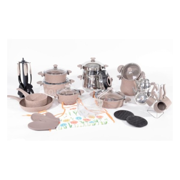 Batterie OMS 38 Pièces Granite - Beige