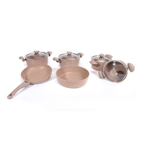 Batterie granite OMS 10 pièces - Beige