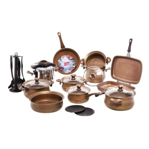 Batterie granite OMS 24 pièces - Bronze