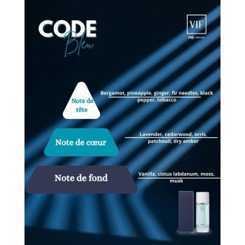 Parfum Homme Code Bleu 50 ml