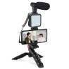 Kit de Production Vidéo Avec Trépied AY-49 Noir