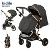 POUSSETTE VALISE KIDILO B2F Avec cache pied